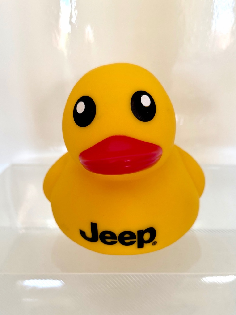 Jeep officially, licensed and limited edition Bright Yellow Rubber Duck.